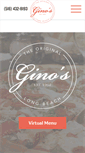 Mobile Screenshot of ginoslongbeach.com